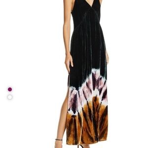 Young Fabulous & Broke Dezie Maxi Dress | Emerald Green/Tie Dye